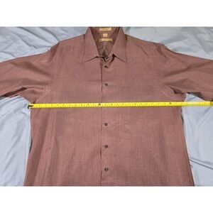 Milano Uomo 17 1/2 32/33 Men's dress shirt button down